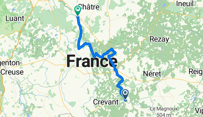 Indre à Vélo Stage: Ardentes to La Châtre