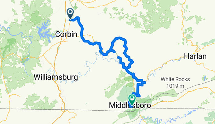Stage 21: North Corbin to Middlesboro