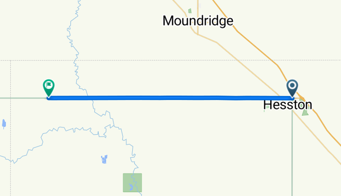 Buhler to Hesston (76, Kansas)