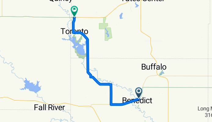 76 Kansas: Yates Center to Fredonia