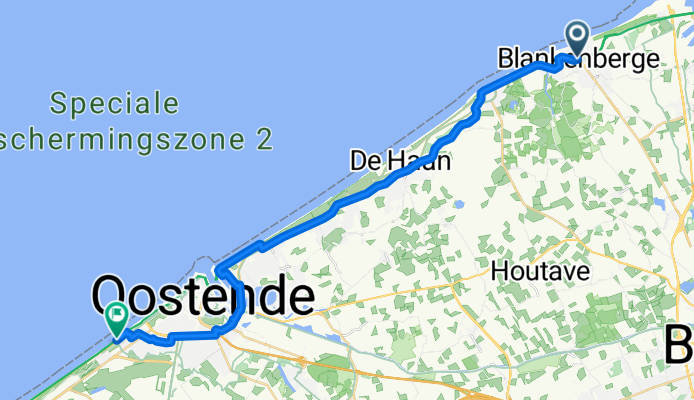 Kustroute - 3 - Oostende - Blankenberge