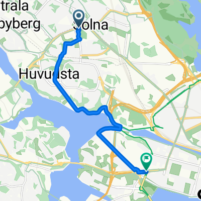 Sverigeleden 18: Solna to Stockholm