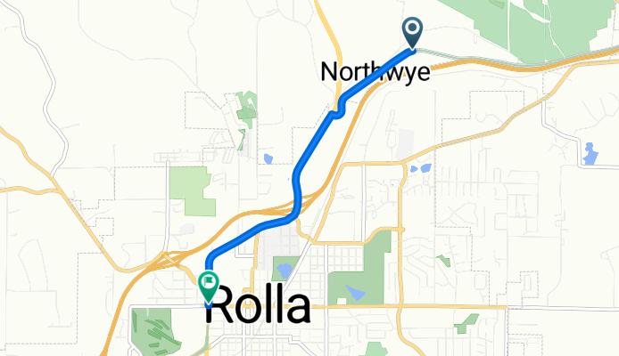 Route 66 (Missouri): Rolla – Rolla
