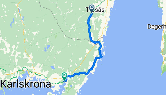 EuroVelo 10 Sweden - Cykelspåret (3): Torsås to Jämjö