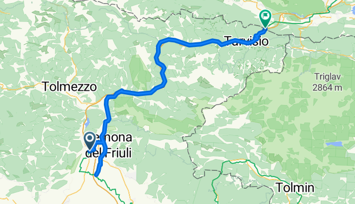 Alpe Adria: Osoppo to Hohenthurn (FVG 1)