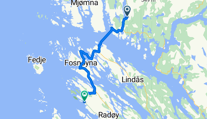 Nasjonal sykkelrute 1: Eivindvik–Manger