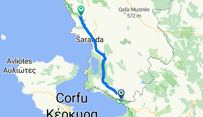 EuroVelo 8 - Mediterranean Route - part Albania