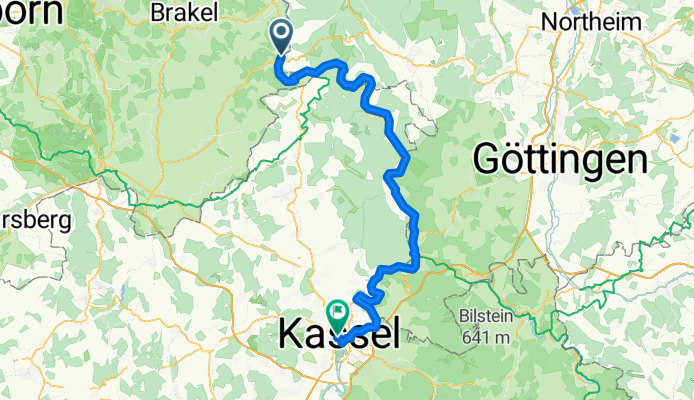 Radweg Deutsche Einheit - Abschnitt 3: Kassel - Goslar