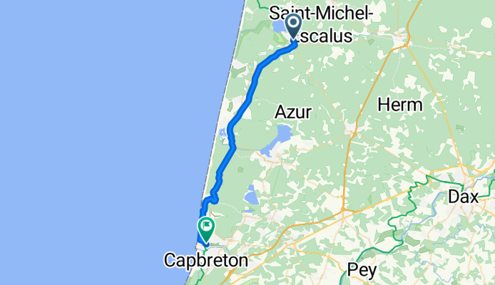 EuroVelo 1 - La Vélodyssée: Capbreton to Léon