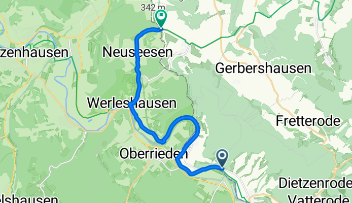 EuroVelo 13 – Iron Curtain Trail, Inner German Part – Stage 9: Hohengandern to Wahlhausen