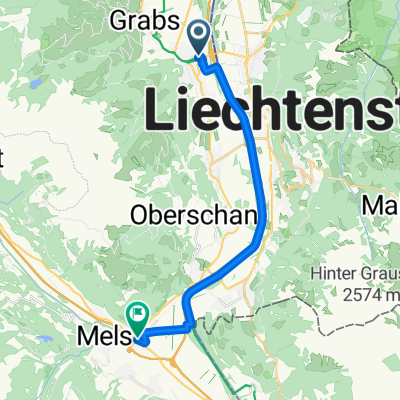 Seen-Route – Etappe 9: Sargans–Buchs