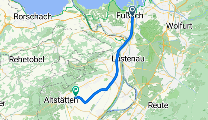 Seen-Route Etappe 10: Altstätten – Fußach