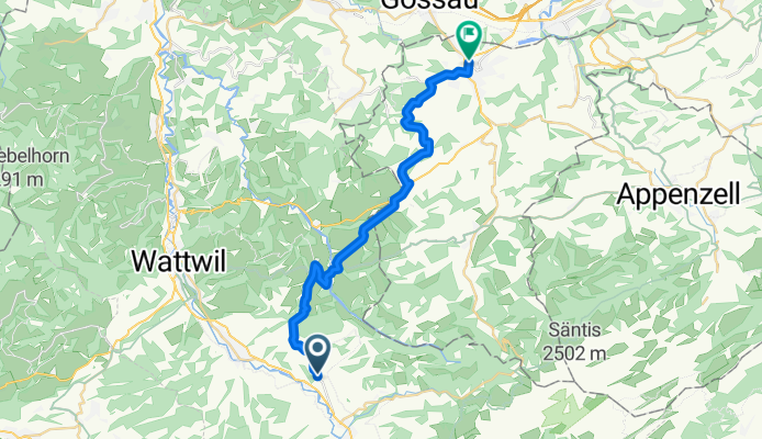 Obstgarten-Route – Etappe 2: Krummenau – Herisau