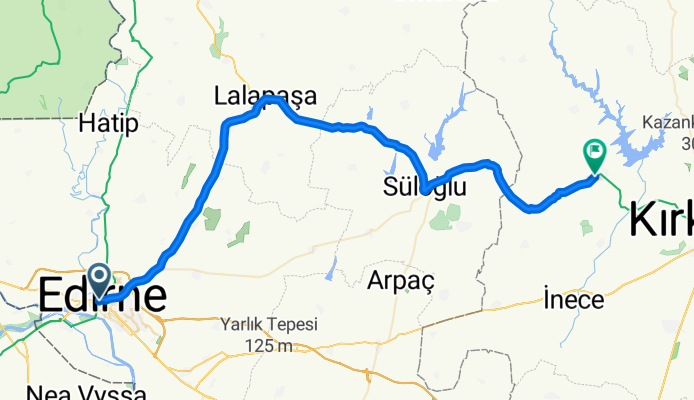 EuroVelo 13 - Iron Curtain Trail - part Greece/Turkey