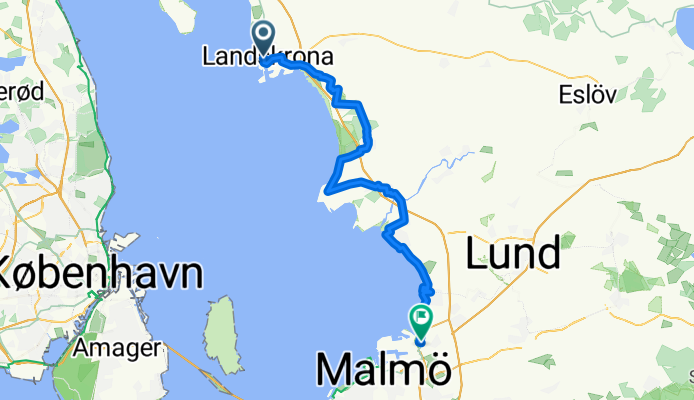 Sydkustleden: Arlöv to Trørød