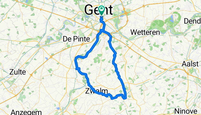 Alphonse de Hollain Hof, Gent naar Alphonse de Hollain Hof, Gent