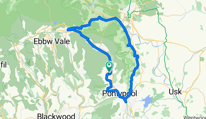 Route in Pontypool