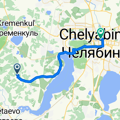 От Неизвестная Дорога до улица Труда
