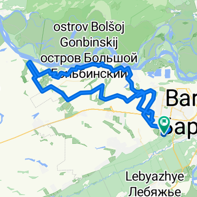 От улица Власихинская 67а/479 до улица Власихинская 67а/479