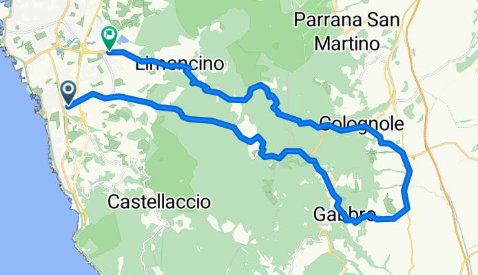 Livorno - Gabbro - Valle Benedetta - Livorno