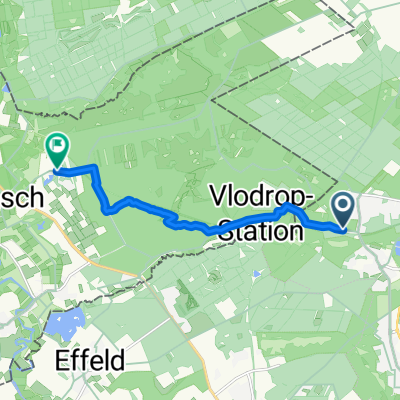 Von Wegberg-Dalheim Bf bis Huttopia, de Meinweg