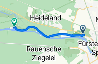 Route in der Bikemap App öffnen
