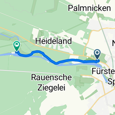 Dr-Wilhelm-Külz-Straße, Fürstenwalde/Spree nach Große Tränke, Fürstenwalde/Spree