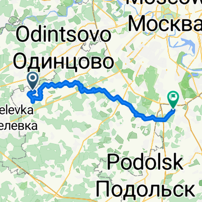 От улица Дачная 1А до Измайлово