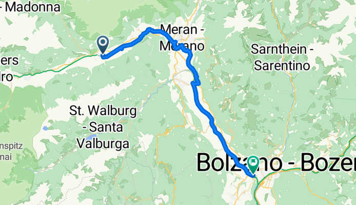 2_Etschradweg Naturns nach Bozen 44KM