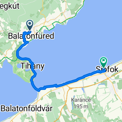 From Balatonfured to Siófok
