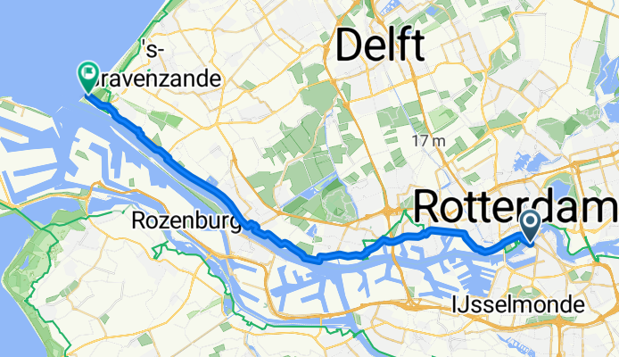 Edam, Rotterdam nach Zeekant, Hoek van Holland
