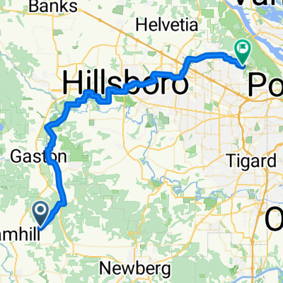 NE Laughlin Rd, Yamhill to NW Laidlaw Rd, Portland