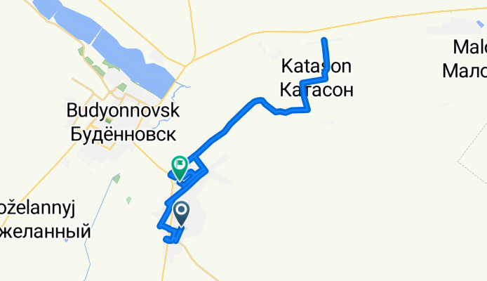 Маршрут в Шоссейная улица