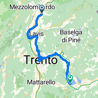 SS43 nach Via della Scuola