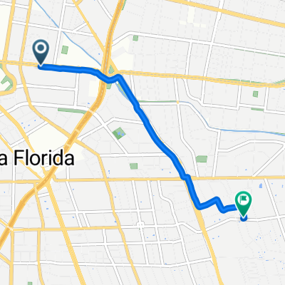 Avenida Departamental, La Florida to Gerónimo de Alderete, La Florida