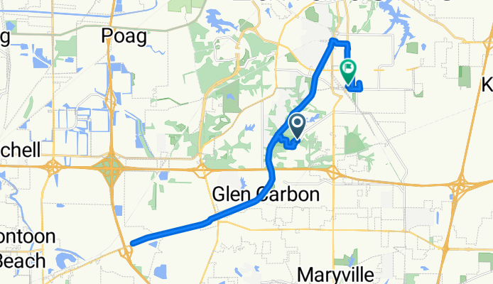 Glen Carbon Road to Troy Road