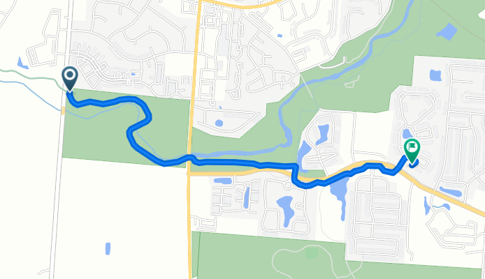 Blacklick Creek Greenway Trail, Columbus to Joshua Trace, Columbus