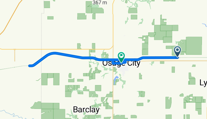 Flint Hills Nature Trail, Osage City to Market St, Osage City