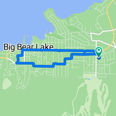 Ponderosa Dr, Big Bear Lake to Ponderosa Dr, Big Bear Lake