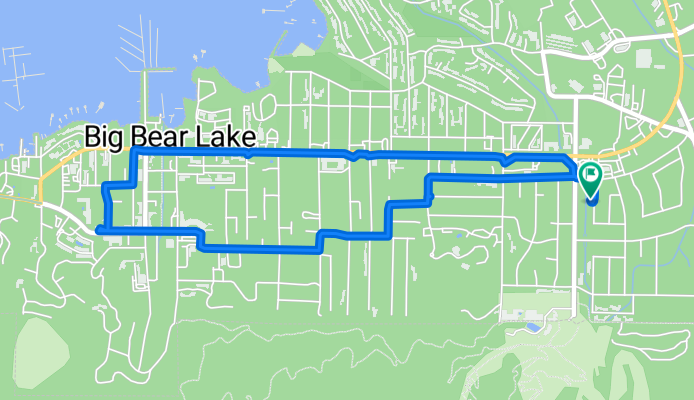 Ponderosa Dr, Big Bear Lake to Ponderosa Dr, Big Bear Lake