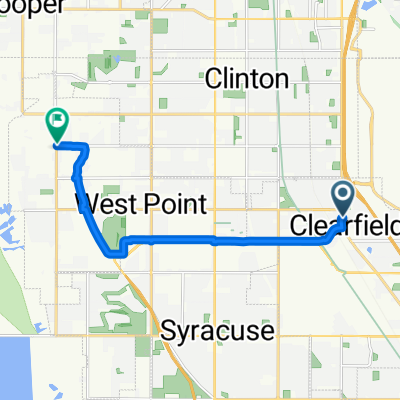 N Main St, Clearfield to N 4500 W, West Point