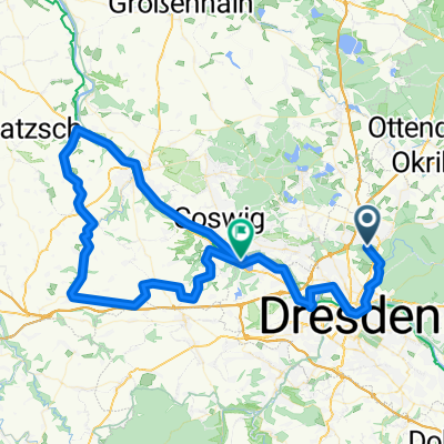 Route zu Niederwartha