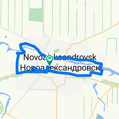 Почтовый переулок, Новоалександровск до Почтовый переулок, Новоалександровск