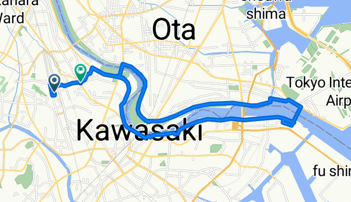 新川崎, 川崎市へ下平間, 川崎市