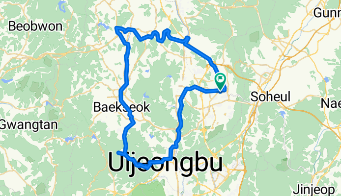 옥정동로1길, 양주시에서 옥정동로1길, 양주시까지