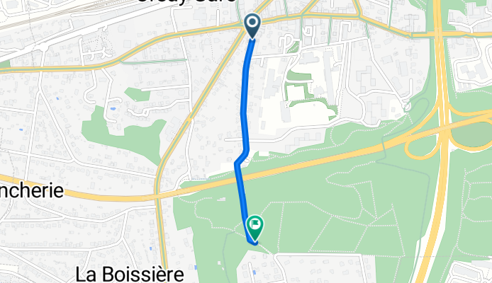 Rue Louis Scocard, Orsay à Le Clos des Cèdres, Orsay