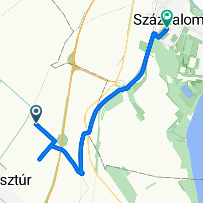 Ráckeresztúr to Liszt Ferenc sétány, Százhalombatta