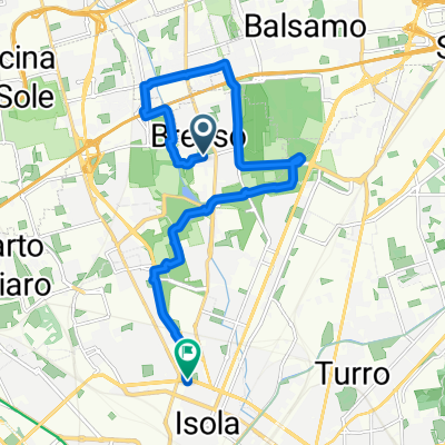 Via Attilia Rivolta, Брессо до Via Luigi Federico Menabrea, Милан