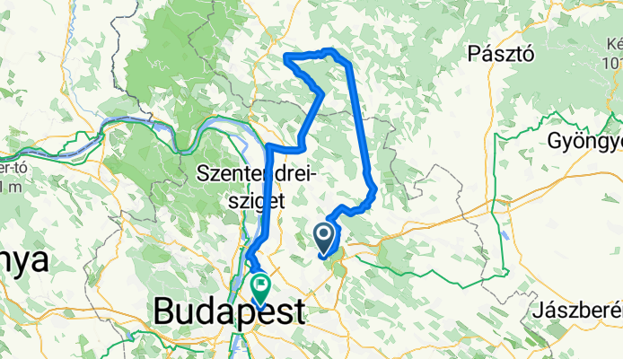 Mogyoród-Romhány-Vác-Budapest