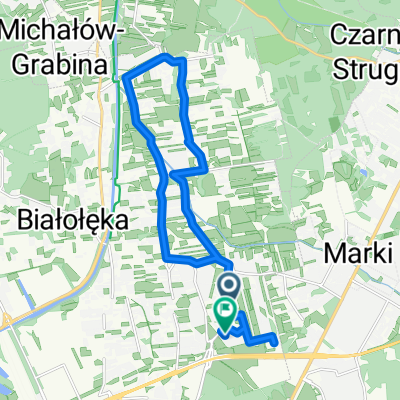 52.316, 21.067 do 52.311, 21.066